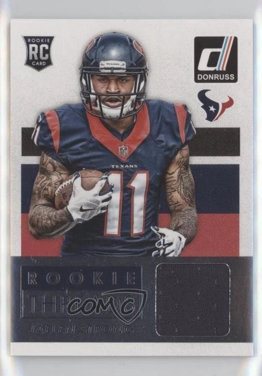 2015 Panini Donruss Rookie Threads Jaelen Strong #DRT-JS RC - Image 1 of 2