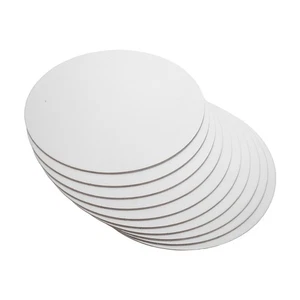  10 Stck. Runde Kuchen Karton Tabletts - 9,82 Zoll Dessert Basis für Mousse Tiramisu - Bild 1 von 17