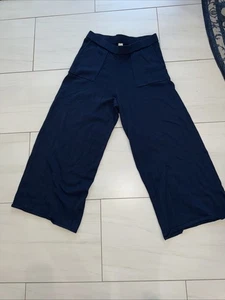 WynneLayers Gr. M Pullover Strick weites Bein Crop Hose nachtblau - Bild 1 von 5