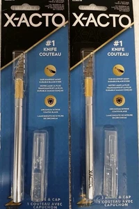 Lote de 2 paquetes de cuchillos artesanales de precisión X-Acto #XZ3601W - Imagen 1 de 1