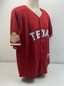 Camiseta cosida majestuosa de los Texas Rangers Nelson Cruz MLB talla 50 (XL) Serie Mundial - Imagen 1 de 10