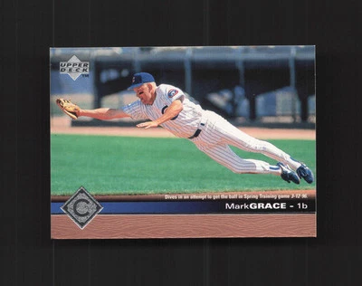 1997 Upper Deck #35 Mark Grace Chicago Cubs MM - Image 1 of 2