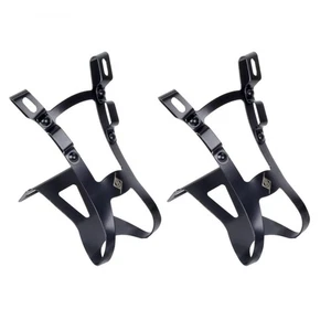 Origin8 Double Steel Toe Clips, Black - Picture 1 of 1