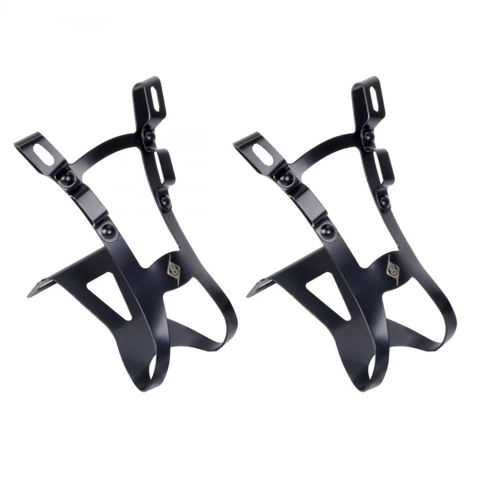Origin8 Double Steel Toe Clips, Black - Image 1 of 1