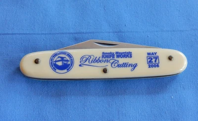 Smoky Mountain Knife Works Ribbon Cutting May 27 2006 Single Blade Pocket Knife - Image 1 of 4