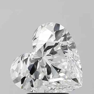 Heart shape lab grown diamond D , E , F colour ,vvs2 clarity - Picture 1 of 4