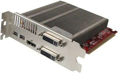 NEW VisionTek 900573 Radeon 6760 5-Port PCIe 1GB Heatsink Graphics Card - Image 1 of 3