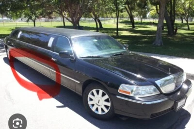 LINCOLN TOWN 汽车 Kristal Enterprise 豪华轿车 右握 乘客侧 下模 黑色 — 第 1/4 张图片