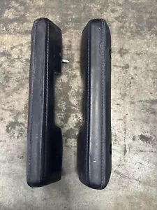VW Mk1 Rabbit Caddy Pair Navy Blue Pull Handle Armrest Arm Rest - Picture 1 of 4