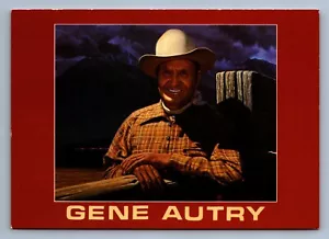 Postcard Vtg Gene Autry Robert Rishell Painting Cowboy Hall Of Fame Oklahoma 4x6 - Picture 1 of 2
