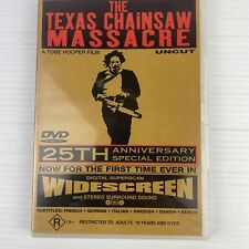 The Texas Chainsaw Massacre (1974) DVD 25th Anniversary Special Edition Horror