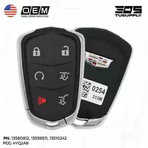 For 2015 2016 2017 2018 2019 2020 Cadillac Escalade Smart Prox Remote Key Fob - Picture 1 of 6