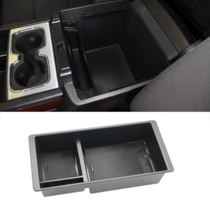 Fit Chevrolet GMC Black Car Inner Center Console Armrest Storage Box Insert Tray - Picture 1 of 9