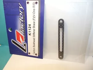 K FACTORY K1124 FRONT CARBON BULKHEAD BRACE (F) V-ONE-R/S - Picture 1 of 3