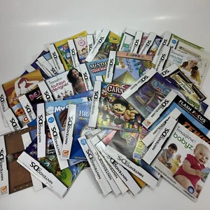 Nintendo DS Instruction Booklets MANUALS ONLY Over 40 Assorted pc Lot NO GAMES! - Picture 1 of 1