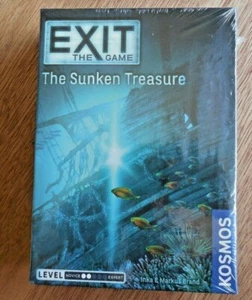NEW/SEALED Kosmos EXIT The Game "The Sunken Treasure" Escape Room Game Ages 10+ - Picture 1 of 2