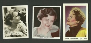 Olga Tschechowa Alfred Hitchcock's Mary Movie Actress Fab Card Collection A