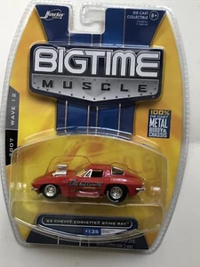 JADA BTM 1963 CHEVY CORVETTE STING RAY RED 1:64 W12 135 #57 - Picture 1 of 4