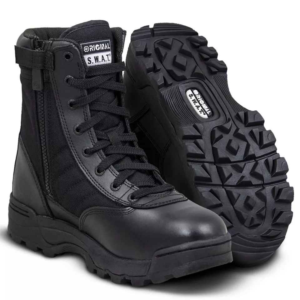 Original S.W.A.T 115201 Men's Classic 9" Side-Zip Tactical SWAT Boots Shoes - Image 1 of 1
