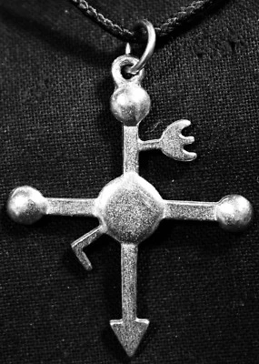 Crop Circle pendant - Celtic Cross – Devizes, England Foto 1 de 2