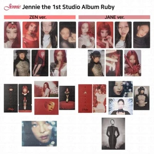 Jennie The 1st Studio Album Ruby Official Photocard Postcard Poster Ticket KPOP - Picture 1 of 70