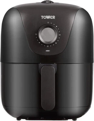 Tower T17062 Vortx Manual Air Fryer with Rapid Air Circulation, 1000W, Black - Image 1 of 4