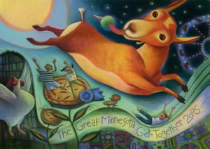Mary GrandPre Harry Potter Artist 2005 Comm. Art MN State Fair Poster OOP! - Bild 1 von 1