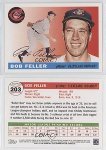 2011 Topps 60 Years of Topps: The Lost Cards Original Back Bob Feller #203 HOF
