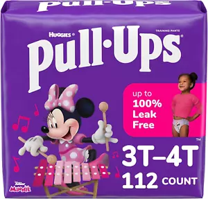 Girls' Potty Training Pants, Size 3T-4T Training Underwear (32-40 Lbs), 112 Coun - Picture 1 of 11