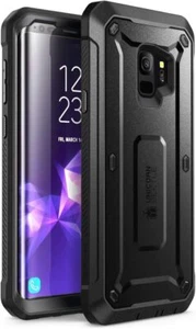 SUPCASE Unicorn Phone Case for Galaxy S9 with Screen Protector Black - Picture 1 of 7