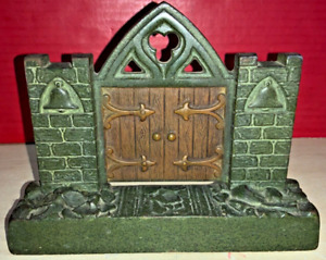 Vintage 6” Mission Church Gate Cast Iron Door Stop