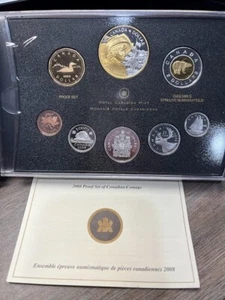 2008 Royal Canadian Mint Proof Set With Box & COA - Picture 1 of 1