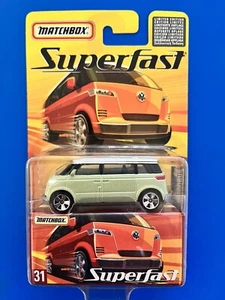 RARE 2005 Matchbox Superfast 2001 VOLKSWAGEN MICROBUS KOMBI with box and card - Picture 1 of 7