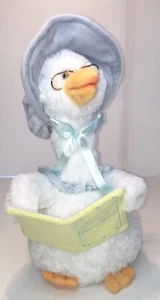 Mother Goose Animated Talking 14" Plush Nursery Rhyme Doll Cuddle Barn Blue EUC - Picture 1 of 10