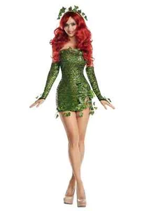 Women's Poisonous Villain Costume - Picture 1 of 1