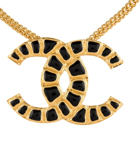 Collana CHANEL 2019 Métiers d'Art Parigi Egitto Gripoix CC smalto autunnale