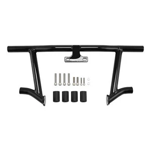 Black Engine Highway Guard Crash Bar Fit For Harley Road King Glide 2009-2024 - Picture 1 of 13