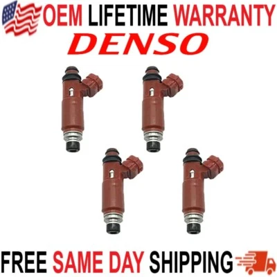 Комплект из 4 оригинальных топливных форсунок Denso подходит для Mazda RX-8 2004-2009 1,3 л R2 1955004430 - Изображение 1 из 4
