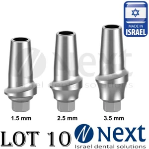 LotX10 Titan anatomisch ästhetisch gerade Abutment konkav 1,5-3,5 mm - Bild 1 von 7