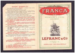 France Paris Franca Washable Eau Paintings Color Folder LEFRANC Issy SCV5 - Picture 1 of 2