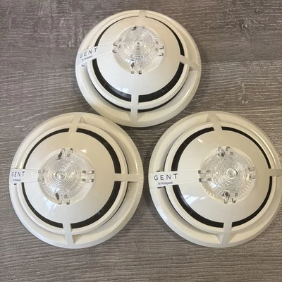 3 Gent S4-715 Optical Smoke Detector White - Image 1 of 3