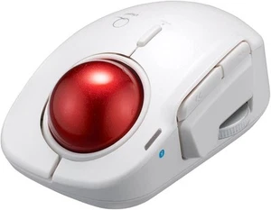 Digio2 Trackball Mouse Small Bluetooth 5Button Laser Type Index Finger White - Picture 1 of 24