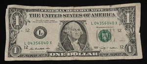 2009 San Francisco $1 Bill X Note Bookend 04’s Low Sum 22 Double Pair Note - Picture 1 of 2