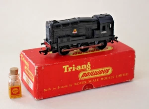 Serviced Triang R152 Class 08 0-6-0 Diesel Shunter, BR Black, RN 13005, Box - Picture 1 of 10