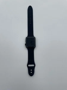 Apple Watch Series 3 42mm GPS Cellular Black Sport Band - Picture 1 of 3