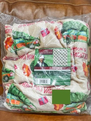 National Lampoon's Christmas Vacation Cloud Throw Blanket Tree Car Presents NWT - Image 1 of 4