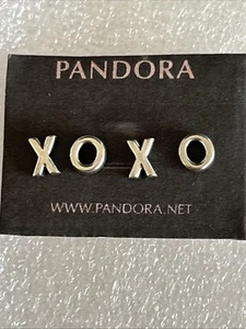 Authentic Pandora 🌟 Mini/Petite Floating Locket XOXO - Love & Kisses - 4 Charms - Picture 1 of 5