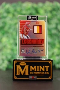 2024 Donruss Optic Willie Roaf Legendary Patch Auto /25 Three Color Patch Chiefs - Picture 1 of 2