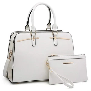 Women Handbag Wallet Tote Shoulder Hobo Bag Top Handle Satchel Purse Set 2pcs... - Picture 1 of 5