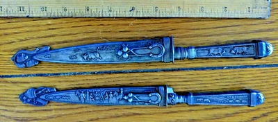 银 GOUCHO 刀,装饰对 — 第 1/4 张图片